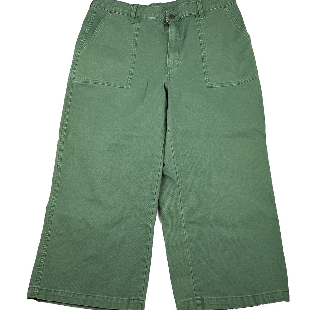 Universal Thread Wide Leg Crop Pants – Size 14/32S, Sage Green